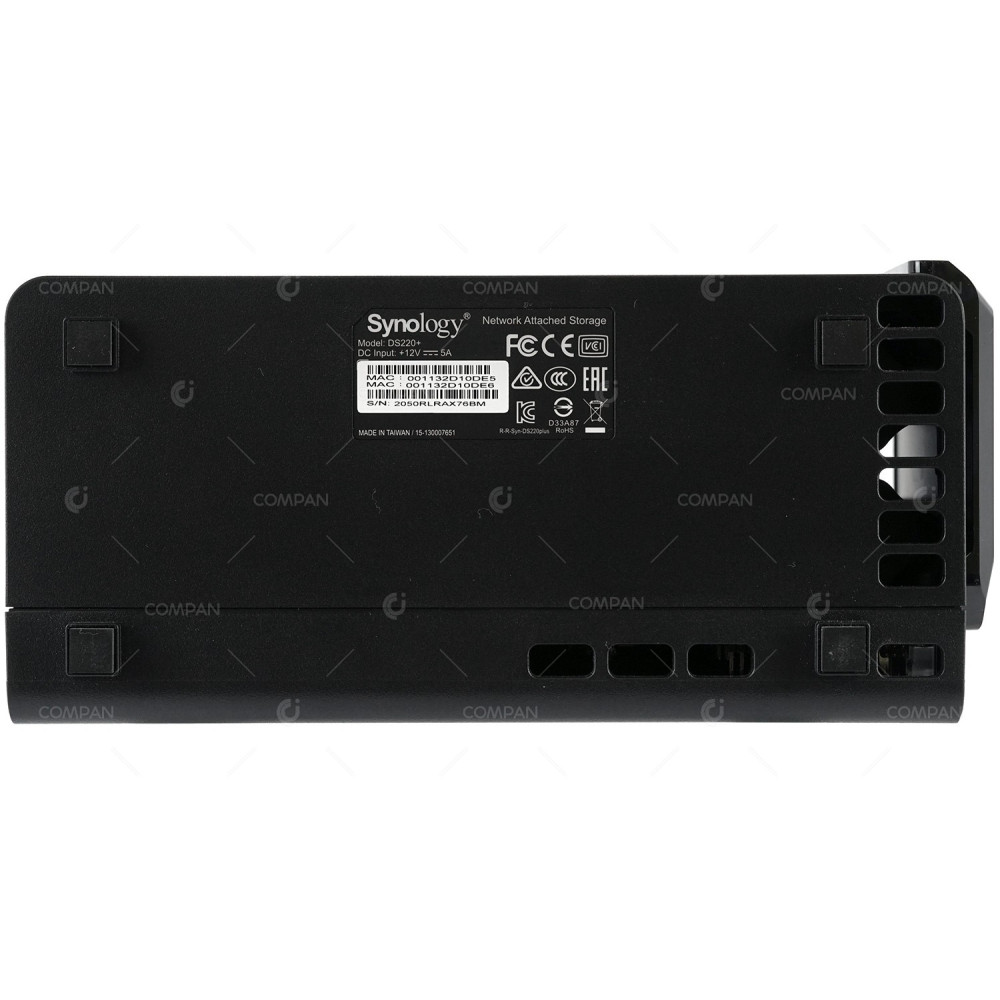 SYNOLOGY DISKSTATION DS220+ 2-BAY 3.5 LFF 8TB (2X 4TB SATA) NAS SERVER